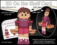 3D on the Shelf Card Kit - Little Ethnic Girl Lily