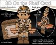 3D on the Shelf Card Kit - Little Ethnic Camo Boy Keith