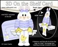 3D on the Shelf Card Kit - Easter Bunny