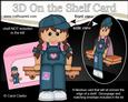 3D on the Shelf Card Kit - Little Ethnic Girl Evie