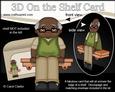 3D on the Shelf Card Kit - Ethnic Old Man Floyd