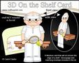 3D on the Shelf Card Kit - Little Tennis Old Man Eliot