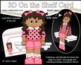 3D on the Shelf Card Kit - Little Ethnic Girl Kylie
