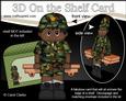 3D on the Shelf Card Kit - Little Ethnic Camo Boy Ivan