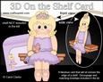 3D on the Shelf Card Kit - Little Ballerina Rosie