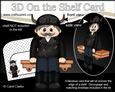 3D on the Shelf Card Kit - Old Man Biker Bill