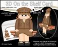 3D on the Shelf Card Kit - Army Woman Nancy