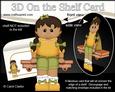 3D on the Shelf Card Kit - Little Ethnic Girl Eva