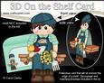 3D on the Shelf Card Kit - Little Gardening Boy Reece