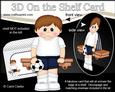 3D on the Shelf Card Kit - Little Footballer Peter