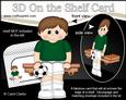 3D on the Shelf Card Kit - Little Footballer Cliff