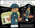 3D on the Shelf Card Kit - Little Ethnic Boy Barry