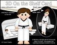 3D on the Shelf Card Kit - Little Karate Boy Kurt