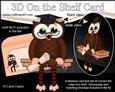 3D on the Shelf Card Kit - Little Hoot Wise Owl Graduate