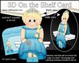 3D on the Shelf Card Kit - Little Ice Princess Krystal