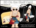 3D on the Shelf Card Kit - on the Beach Old Man Ken