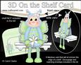 3D on the Shelf Card Kit - Mist the Butterfly