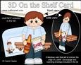 3D on the Shelf Card Kit - Young Man Lager Drinker Lucas