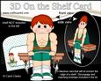 3D on the Shelf Card Kit - Little Weightlifter Boy Joe