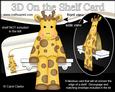 3D on the Shelf Card Kit - Simon the Little Giraffe