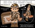 3D on the Shelf Card Kit - Little Ethnic Camo Boy Jake