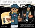 3D on the Shelf Card Kit - Little Ethnic Girl Judy