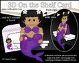 3D on the Shelf Card Kit - Little Ethnic Mermaid Trinity