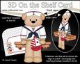 3D on the Shelf Card Kit - Austin Bear the Sailor