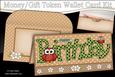 Birthday Little Hoot Owl Money or Gift Wallet Card Kit