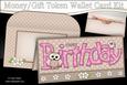 Birthday Little Hoot Owl Money or Gift Wallet Card Kit