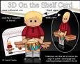 3D on the Shelf Card Kit - Little Ethnic Drummer Boy Dylan