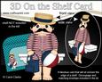 3D on the Shelf Card Kit - Edwardian Bather Gray
