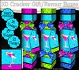 3D Cocktails Cracker Gift Favour Boxes