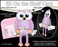 3D on the Shelf Card Kit - Little Hoot Owl