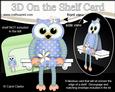 3D on the Shelf Card Kit - Little Hoot Owl