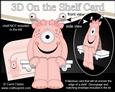 3D on the Shelf Card Kit - My Little Monster Candy
