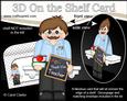 3D on the Shelf Card Kit - Mr Davies the Teacher