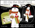 3D on the Shelf Card Kit - Santa Stop Here for Snowman Rio!