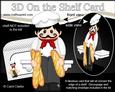 3D on the Shelf Card Kit - Marcel Le Petit French Chef