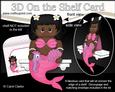 3D on the Shelf Card Kit - Little Ethnic Mermaid Jewel