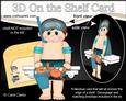 3D on the Shelf Card Kit - Little Snorkler Beach Boy Nev