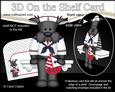 3D on the Shelf Card Kit - Old Sea Dog - Scottie Dog Hamish
