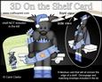 3D on the Shelf Card Kit - Christmas Hamish Scottie Dog