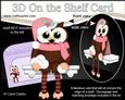 3D on the Shelf Card Kit - Christmas Little Hoot Owl
