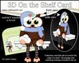 3D on the Shelf Card Kit - Christmas Little Hoot Owl