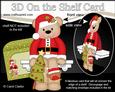 3D on the Shelf Card Kit - Christmas Livvy Bear's Xmas Tree