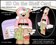 3D on the Shelf Card Kit - Christmas Livvy Bear's Xmas Tree
