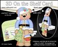 3D on the Shelf Card Kit - Christmas Austin Bear's Xmas Tree