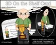 3D on the Shelf Card Kit - Number 1 Trophy Old Man Claude
