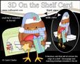3D on the Shelf Card Kit - Christmas Bobbin Robin